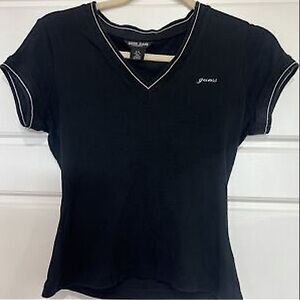 GUESS Vintage V Neck Shirt